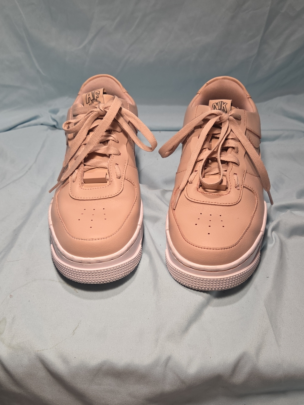 Nike Air Force 1 Pixel Particle Beige Pink Tan Womens Size 9.5 CK6649-200